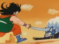 Yamcha hurts Puar by mistake