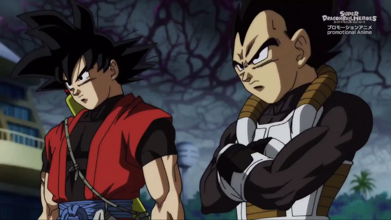 Xeno Goku and Xeno Vegeta (Dragon Ball Heroes) vs Ohma Zi-O (Kamen Rider)