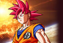 God Goku art for the Battle of Gods North American release