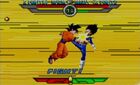 Goku and Vegeta locked in combat