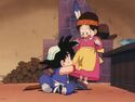 Goku checks to confirm Pochawompa's gender