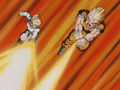 Goten and Gohan firing Ki Blasts