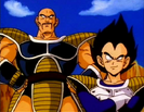 Nappa and Vegeta without scouters