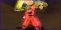 Goku uses his Kaio-ken Finish