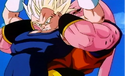 Vegeta held in a Full-Nelson by Super Buu