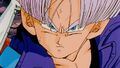 Future Trunks looking at Vegeta