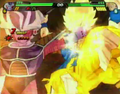 Frieza finishing the rush with a backhand