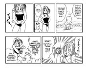 Bulma reveals she has a piece of the treasure