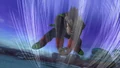 Great Ape Bardock smashes his opponent in Battle of Z