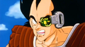 Raditz checks Gohan's power level