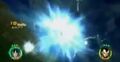 Goku's Spirit Bomb explodes