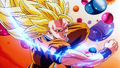 Goku's punch given at Janemba generates ki electricity