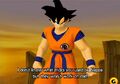 Goku confronts Vegeta