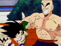 Goku attacks Tien