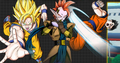 Goku, Tapion, Gohan art for Dragon Ball Heroes