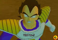 Vegeta in a cutscene