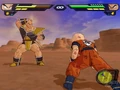 Nappa about to fight a weakened Krillin