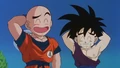 Krillin and Gohan on Kami's Lookout