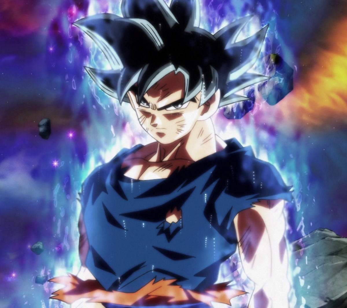 Transparent Ultra Instinct Png - Goku Ultra Instinct Mastered Drawing Easy,  Png Download - kindpng