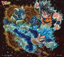 Moro Vs UIS Goku & SSBE Vegeta