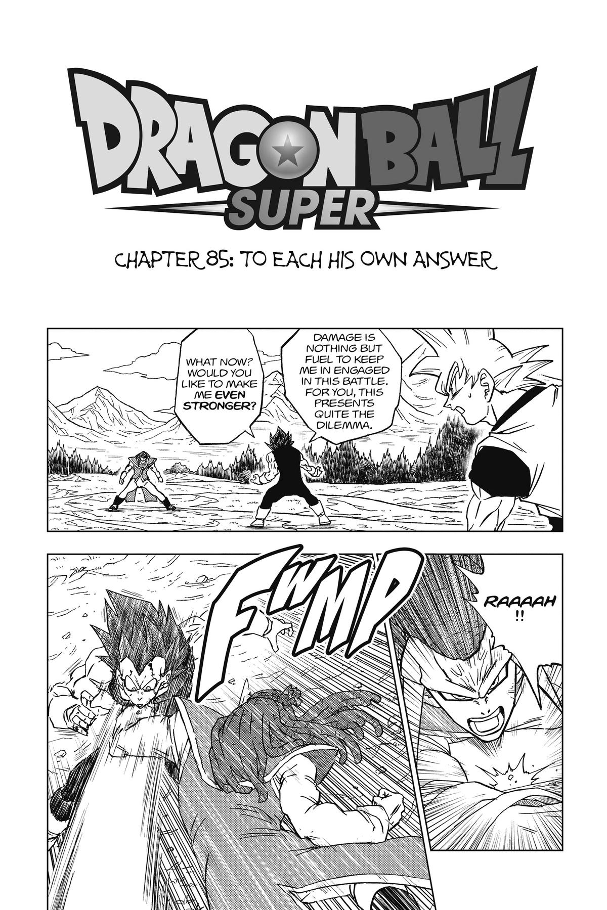 Dragon Ball Super Manga Ch86 To Each His Own Answer SPOILER Pages 2/2 ( English Translated) Official Ch85 releases on 20…