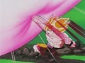 Goku deflects Frieza's 100% Death Ball
