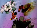 Garlic Jr.'s henchmen attacking Goku