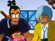 Ninja Púrpura pegando Suno de refém