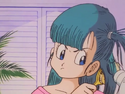 Bulma blowing her hair