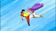 Buu Raquitico vs Son Goku