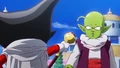 Gomah confronts Dende for Earth's Dragon Balls