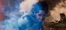 Goku fires a Kamehameha in Dragonball Evolution