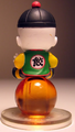 Chara Puchi DB Part 2 Chiaotzu figurine backside view