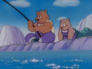 A father and son go fishing together