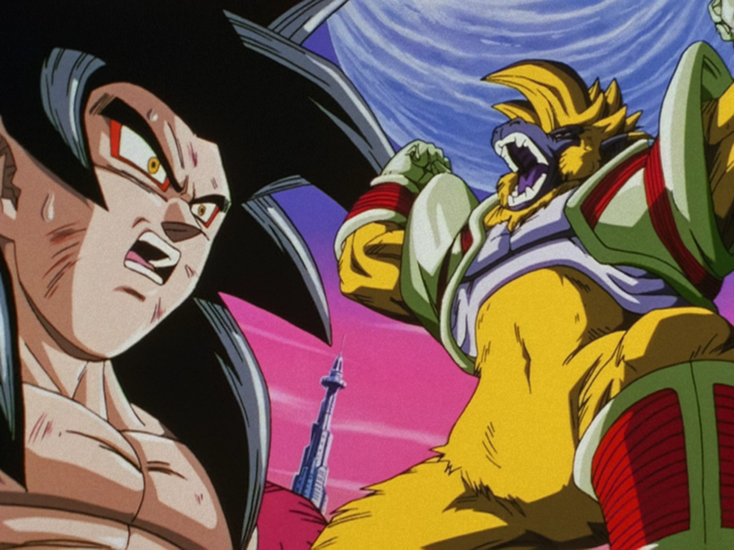 Download Goku & Uub training in Dragon Ball GT Wallpaper