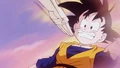 Goten dodges his mother's attacks (flashback)