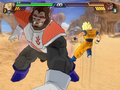 Great Ape King Vegeta fighting Goku in Budokai Tenkaichi 3