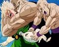 Yamu absorbing Gohan's energy for Majin Buu