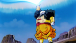 Android 19 absorbing Goku's Super Kamehameha