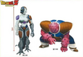 Dragon Ball Z Creatures series 4 Dodoria and Mecha Frieza concept art