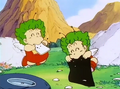 The Gatchans eating car parts in Dragon Ball