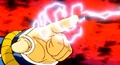 Nappa fires a Finger Beam of electricity