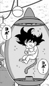 Goku in Pod