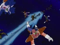 Bardock rams in Frieza's soldiers