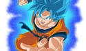 Super Saiyan Blue Goku art for Broly