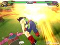 Bardock slamming Dodoria into the ground