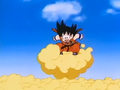 Goku on his new Nimbus