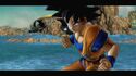 Goku in a cutscene in Dragon Ball Z For Kinect