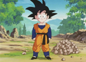 Goten training with Gohan