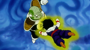 Guldo pounds Gohan